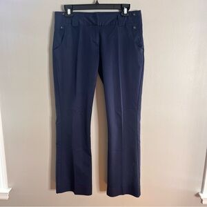 Adidas Women's Size 6 Climalite Navy Boot Cut Flare Blue Golf Pants